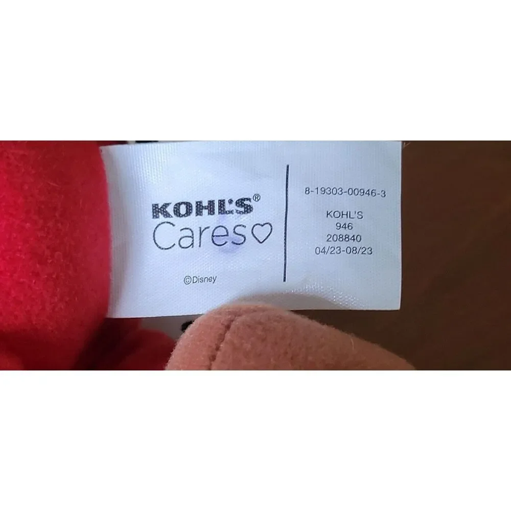 Disney Christmas Kohls‎ Cares Santa  Mickey Mouse Plush 17